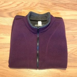 Men’s Purple Zip-up Vest